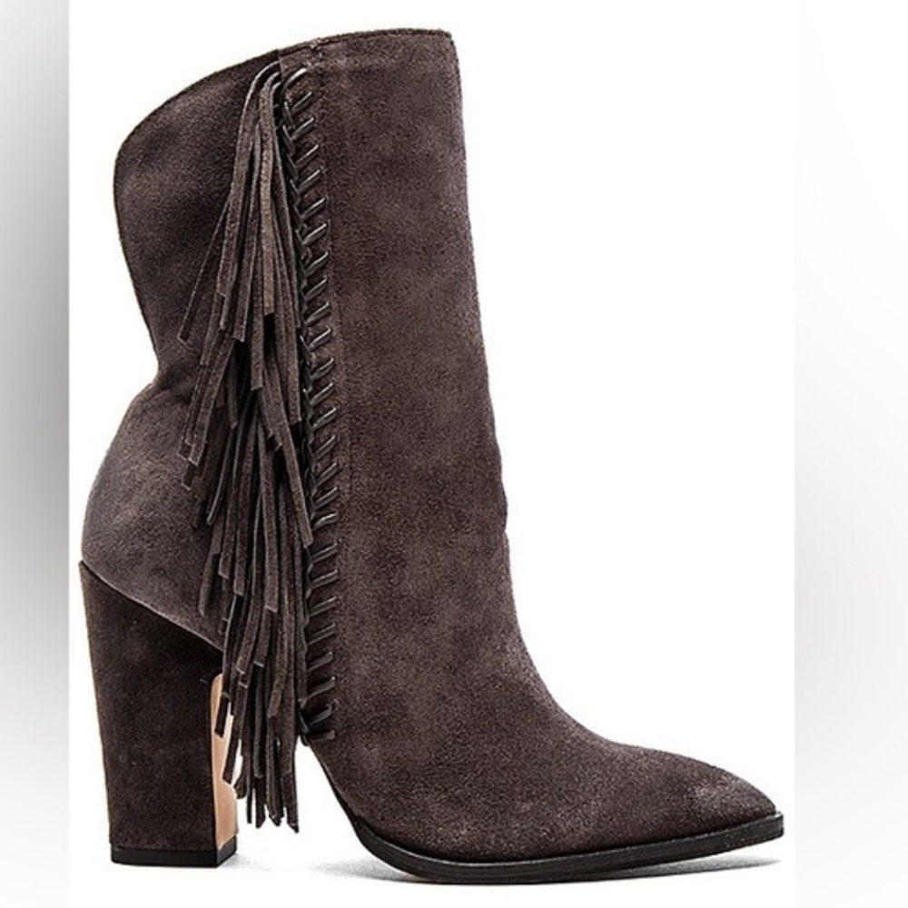 Dolce Vita Aileen Dark Grey Suede Boots